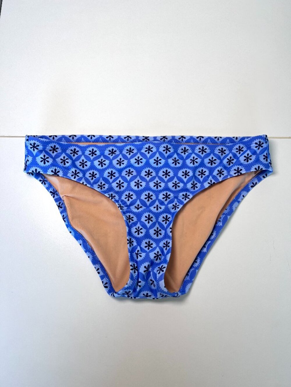 J. Crew Factory Geometric Print Bikini Bottoms Size Small NWT